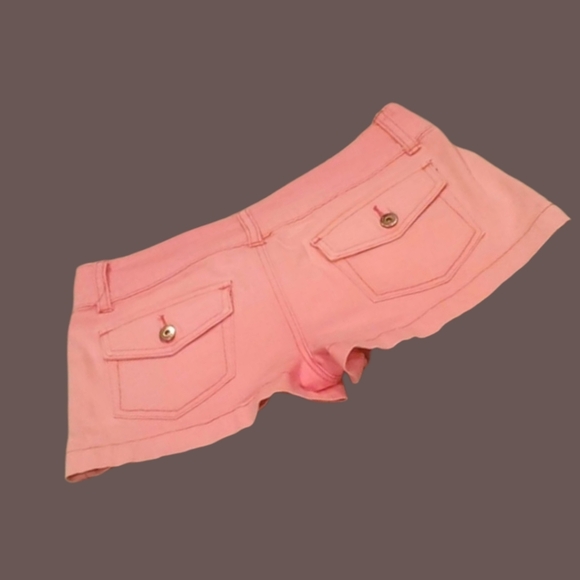 ARIZONA Pink Denim Shorts. Size 9 - Picture 3 of 4